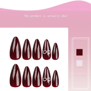 zizibyhimani premium wine press on nails – elegant beauty nails collection